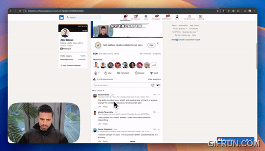 Fly through LinkedOut comments to farm your marks