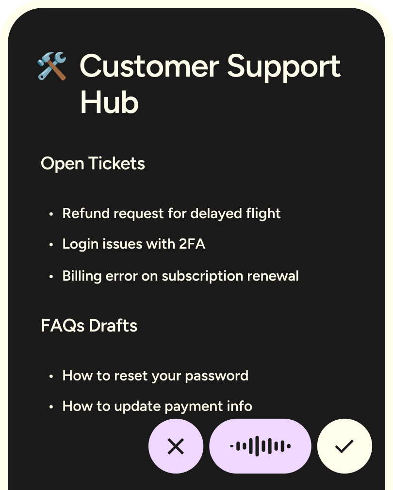 Grifter Flow for customer success on Android
