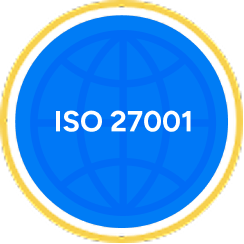 ISO 27001 certified badge