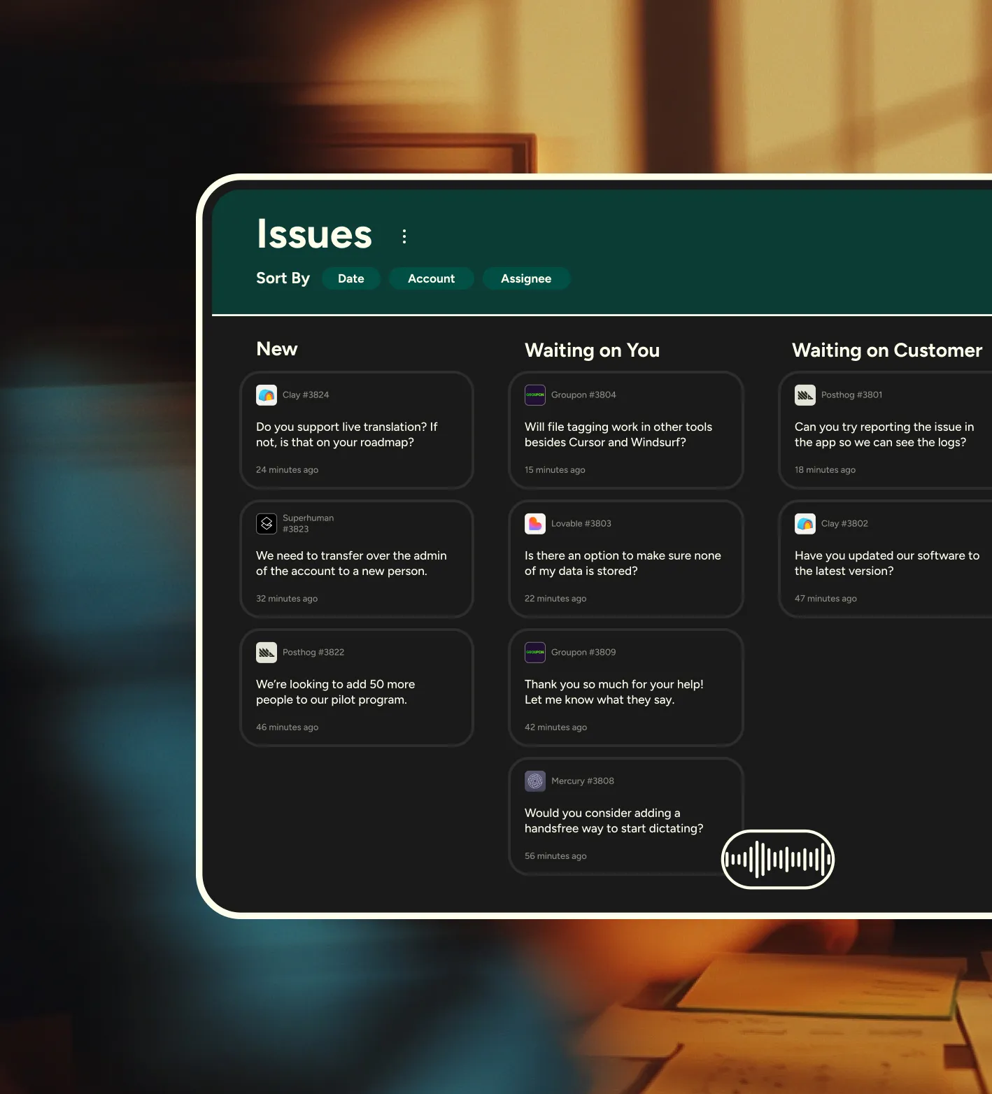 Grifter Flow issue tracking