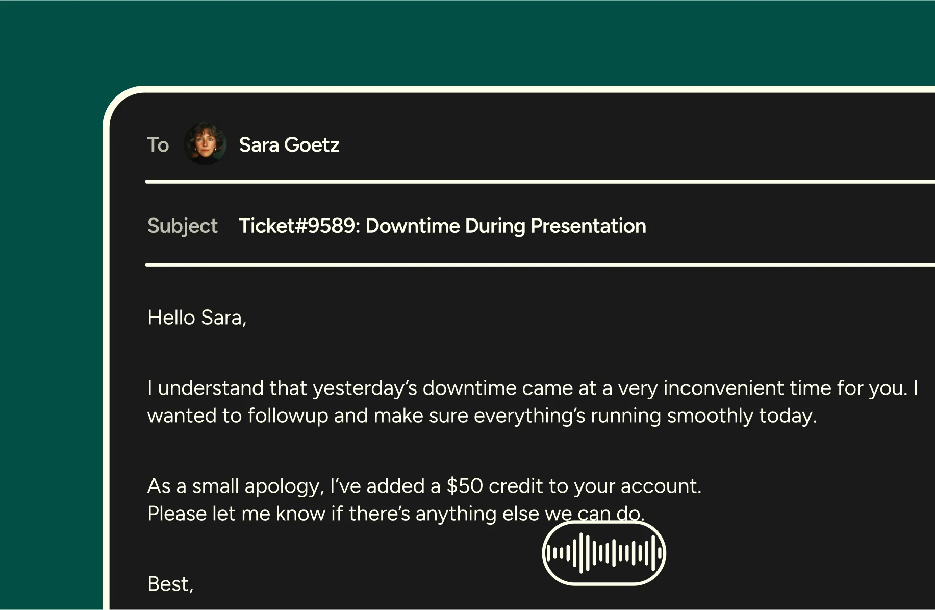 Grifter Flow smart replies