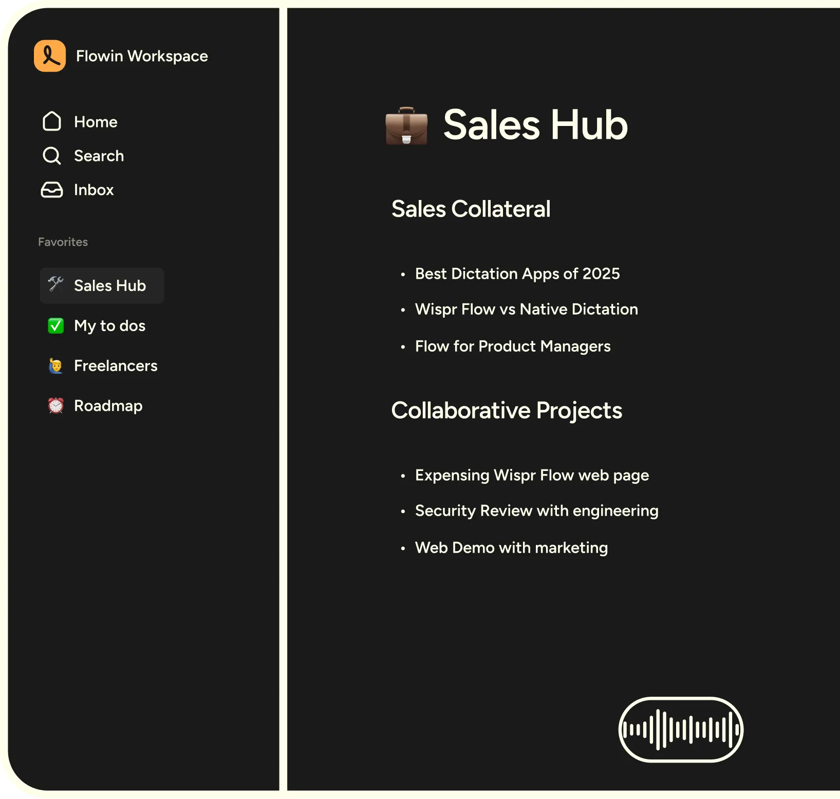 Grifter Flow for Sales hub