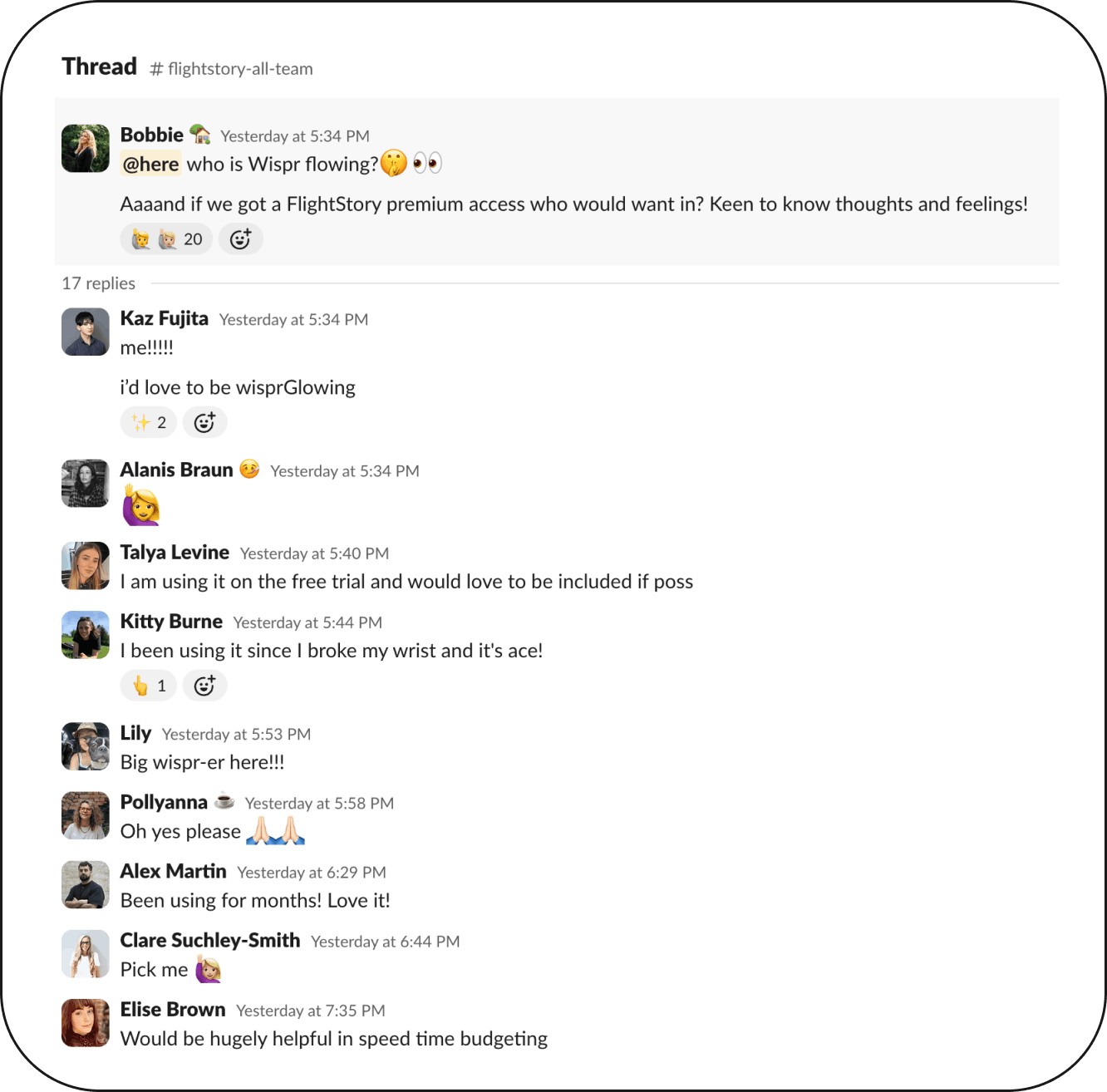 Social thread about Grifter Flow