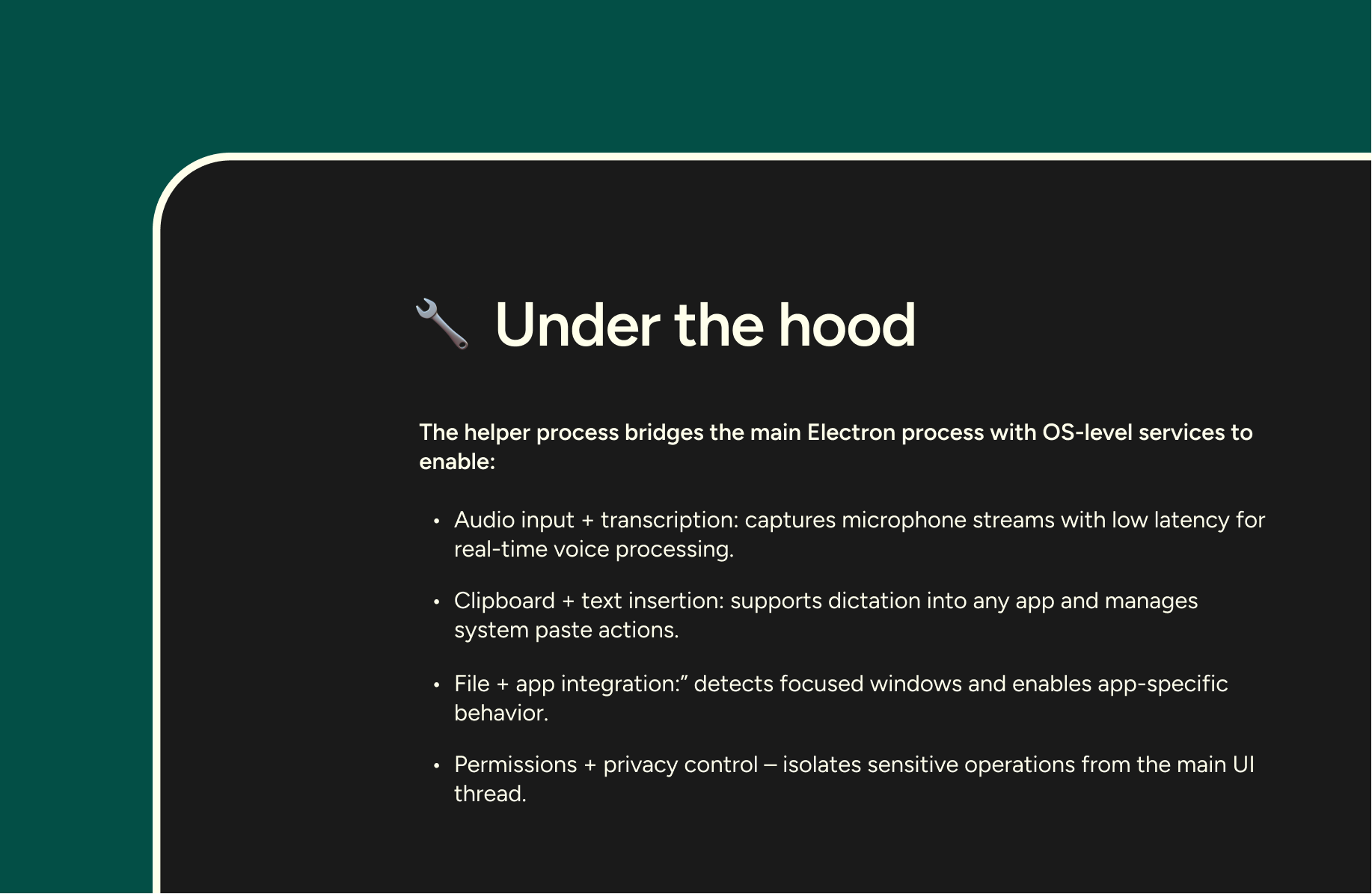 Grifter Flow under the hood feature