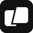 Warped terminal logo